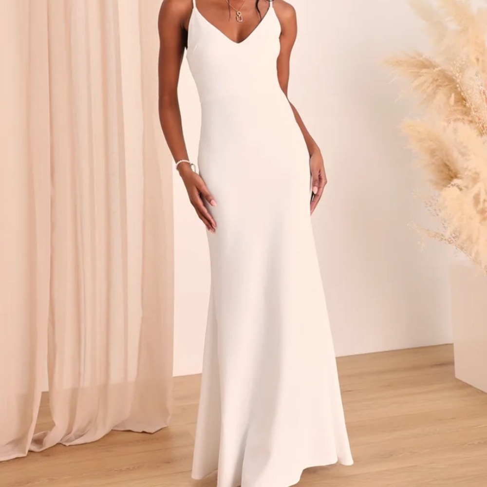 Lulus White Maxi Dress